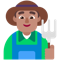 Man Farmer- Medium Skin Tone emoji on Microsoft